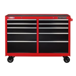 Craftsman 2000 Series 52" 10-Drawer Steel Rolling Tool Cabinet for $439