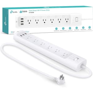 TP-Link Kasa Smart 6-Outlet WiFi Surge Protector Strip for $40 TP-Link Kasa Smart 6-Outlet WiFi Surge Protector Strip for $40