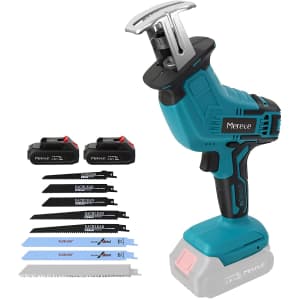 Mereced 20V Cordless Reciprocating Saw for $33 Mereced 20V Cordless Reciprocating Saw for $33