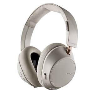 Plantronics BackBeat GO 810 Wireless Headphones, Active Noise Canceling Over Ear Headphones, Bone for $70