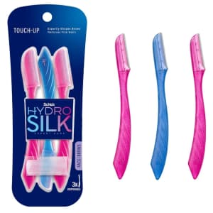 Schick Hydro Silk Touch-Up Dermaplaning Tool 3-Count for $2.69 via Sub & Save