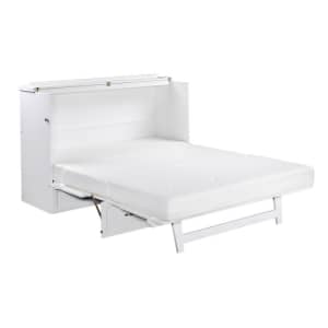 Atlantic Furniture Deerfield Queen Murphy Bed Chest with Charging Station for $937 Atlantic Furniture Deerfield Queen Murphy Bed Chest with Charging Station for $937