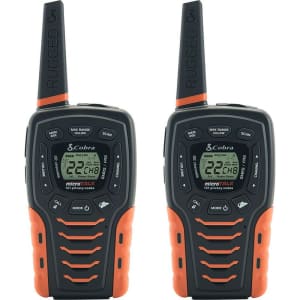 Cobra Rechargeable 35-Mile 2-Way Walkie Talkies for $40 Cobra Rechargeable 35-Mile 2-Way Walkie Talkies for $40