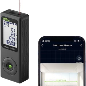 ApexForge Magic D50 Pro Nano Bluetooth Laser Measure for $30