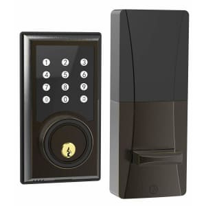 Turbolock Electronic Keypad Deadbolt Keyless Entry Door Lock for $47
