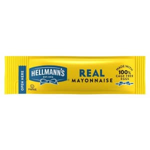 Hellmann's Real Mayonnaise Stick Packet 210-Pack for $23 via Sub & Save Hellmann's Real Mayonnaise Stick Packet 210-Pack for $23 via Sub & Save