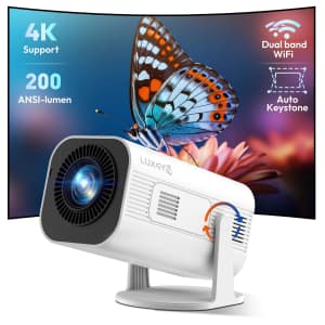 Mini Smart Projector with WiFi and Bluetooth for $39