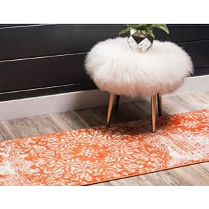 Unique Loom Sofia Traditional Area Rug, 2' 0 x 6' 7, Orange for $32 Unique Loom Sofia Traditional Area Rug, 2' 0 x 6' 7, Orange for $32