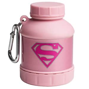 Smartshake Justice League Whey2Go Supergirl Protein Powder Storage Container 50g BPA Free Shaker for $10