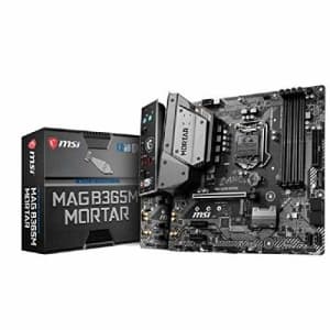 MSI MAG Mortar Intel B365 LGA 1151 Micro ATX DDR4-SDRAM Motherboard for $110 MSI MAG Mortar Intel B365 LGA 1151 Micro ATX DDR4-SDRAM Motherboard for $110