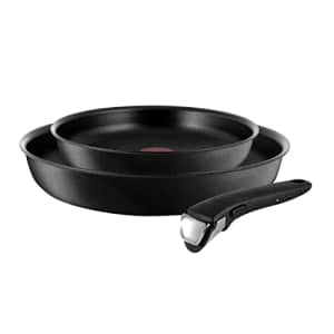 T-fal Ingenio Nonstick 3 Piece Fry Pan Set Induction Stackable, Detachable Handle, Removable for $69