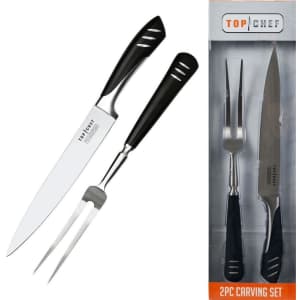 Top Chef by Master Cutlery 2-Piece Stainless Steel Carving Set for $18 Top Chef by Master Cutlery 2-Piece Stainless Steel Carving Set for $18