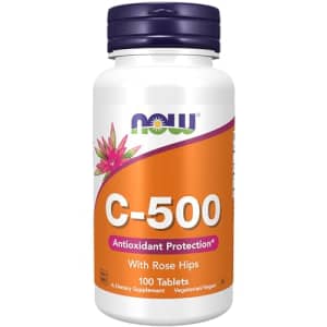 Now Foods NOW Supplements, Vitamin C-500 with Rose Hips, Antioxidant Protection*, 100 Tablets for $6