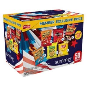 Frito Lay Summer Mix Variety 50-Pack for $18 for members Frito Lay Summer Mix Variety 50-Pack for $18 for members