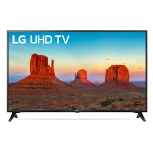LG 49" 4K HDR Flat LED Ultra HD Smart Television for $229