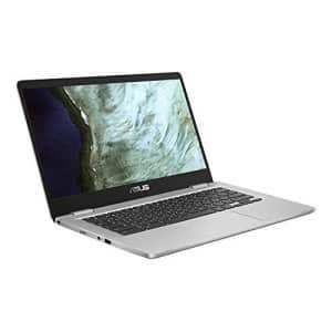 ASUS Chromebook C423NA-IH02 14" HD - Intel Celeron 1.1GHz, 4GB RAM, 32GB eMMC (Renewed) for $199