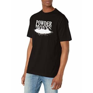 LRG Men's Short Sleeve Logo Design T-Shirt, Powder Black, L for $18 LRG Men's Short Sleeve Logo Design T-Shirt, Powder Black, L for $18