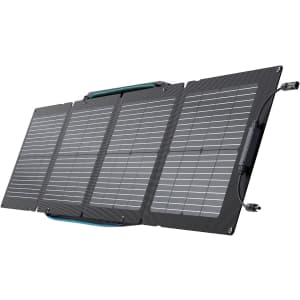 EcoFlow 110W Foldable Portable Solar Panel for $199