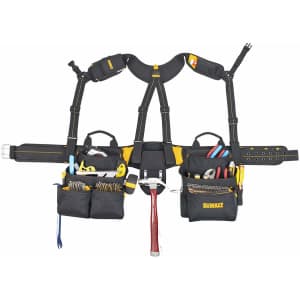 DeWalt 20-Pocket Pro Framer's Combo Apron Tool Belt and Suspenders for $80 DeWalt 20-Pocket Pro Framer's Combo Apron Tool Belt and Suspenders for $80