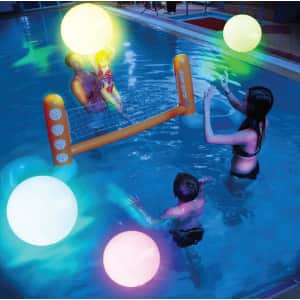 Light Up Beach Ball 4-Pack for $24 w/ Prime Light Up Beach Ball 4-Pack for $24 w/ Prime