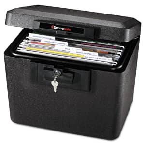 Sentry Safe Fireproof File Box for $40