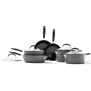 OXO Good Grips 10 Piece Cookware Pots and Pans Set, 3-Layered German Engineered Nonstick Coating, for $130
