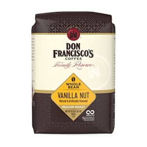 Don Francisco's Vanilla Nut Flavored Whole Bean Coffee (20 oz Bag) for $15