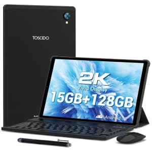 TOSCiDO 128GB 10.3" Android Tablet for $95 w/ Prime