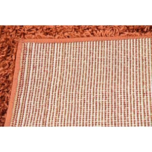 Unique Loom Solo Solid Shag Collection Modern Plush Terracotta Area Rug (7' 0 x 10' 0) for $90 Unique Loom Solo Solid Shag Collection Modern Plush Terracotta Area Rug (7' 0 x 10' 0) for $90