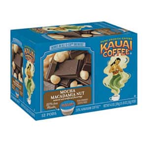 Kauai Coffee Single-serve Pods, Mocha Macadamia Nut 100% Premium Arabica Coffee from Hawaiis for $47