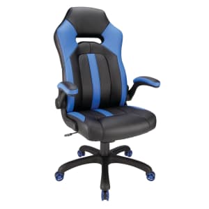 Realspace Bonded Leather High-Back Gaming Chair for $110 Realspace Bonded Leather High-Back Gaming Chair for $110