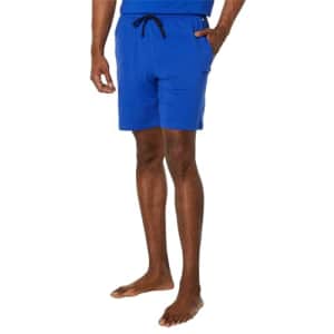 BOSS Men's Mix&Match Cotton Stretch Lounge Shorts, Blue Aegean, S for $21