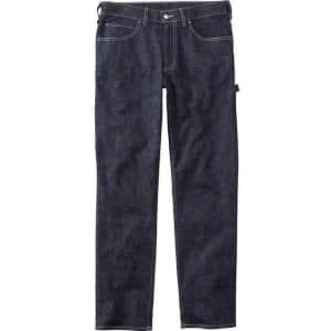 Duluth Trading Men's 40 Grit Flex Slim Fit Carpenter Jeans for $18