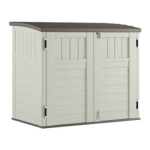 Suncast 4x2-Foot Horizontal Storage Shed w/ Floor Kit for $250