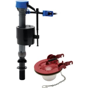Fluidmaster Performax Toilet Fill Valve and Flapper Repair Kit for $7