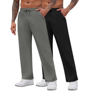 Coofandy Men's Lounge Pants 2-Pack for $25