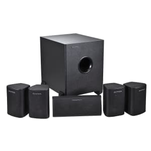 Monoprice 5.1-Channel Home Theater System w/ Subwoofer for $107