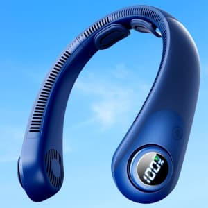 Portable Neck Fan with LED Display for $13 w/ Prime