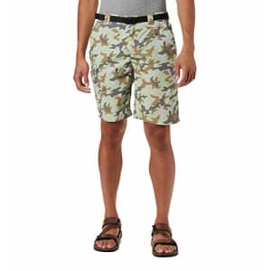 Columbia Men's Silver Ridge Printed Cargo Shorts, Moisture Wicking, Sun Protection for $55