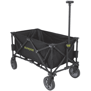 Sun Joe Heavy-Duty Metal Framed Utility Wagon for $69 Sun Joe Heavy-Duty Metal Framed Utility Wagon for $69