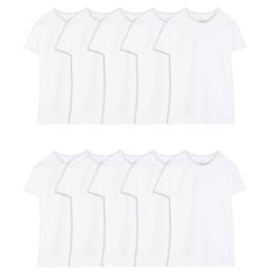 Fruit of the Loom Men's EverSoft Crew T-Shirt 10-Pack for $19 Fruit of the Loom Men's EverSoft Crew T-Shirt 10-Pack for $19