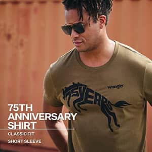 Wrangler Men's 75th Anniversary T-Shirt, Large Black for $26 Wrangler Men's 75th Anniversary T-Shirt, Large Black for $26