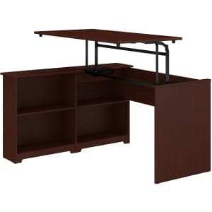 Bush Furniture 36"-42" 3-Position Corner Bookshelf Desk for $267
