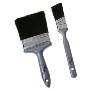 Linzer Products A 154 S 4" Wall & 1-1/2" Angle Sash Polyester Utility Paint Brush 2 Pack for $26