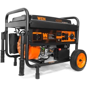 WEN 4750W Portable Generator with Wheel Kit for $350