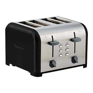 Kenmore 40603 4-Slice Toaster with Dual Controls in Black for $60