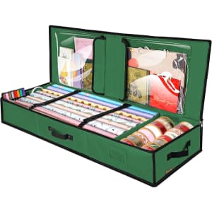 Baleine Christmas Wrapping Paper Storage / Organizer for $20