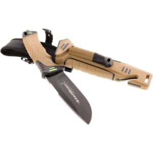 StatGear Surviv-All Fixed-Blade Bowie Knife with Sheath for $45