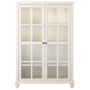 Home Decorators Collection Hamilton 60" 4-Shelf Glass Door Bookcase for $389 Home Decorators Collection Hamilton 60" 4-Shelf Glass Door Bookcase for $389