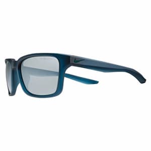 Nike Essential Spree Square Sunglasses, Matte Squadron Blue, 57 mm for $50